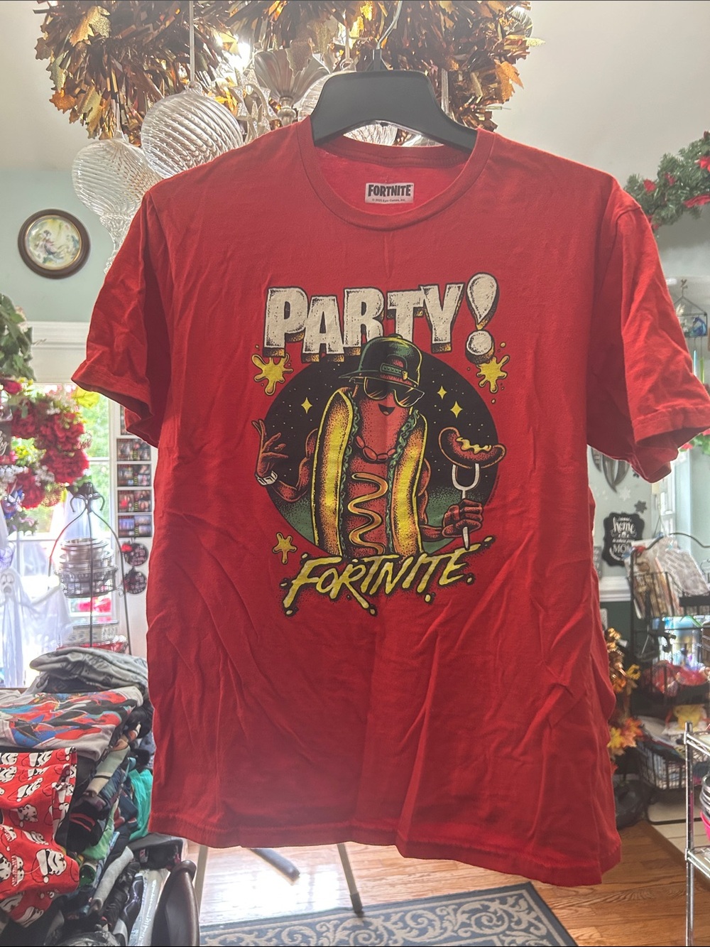 Party! Red Graphic Tee